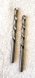 2 PCS 9/64 Left Hand Jobber Drill Bright Finish - Picture 1 of 24
