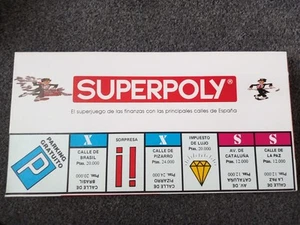 Rare - Vintage - 1988 - Superpoly - Juguetes Falomir (Spanish Monopoly Style) - Picture 1 of 22