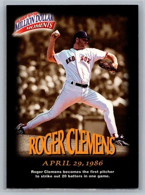 1997-98 Fleer Million Dollar Moments #12 Roger Clemens - Image 1 of 2