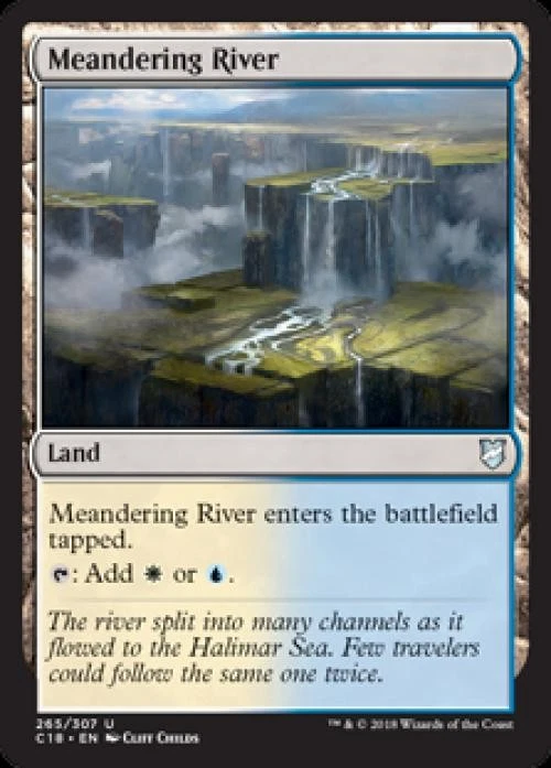 Meandering River - Medium Play MTG Commander 2018 - Image 1 of 1