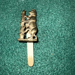 Warwickshire Imperial Yeomanry Cap Badge brass. O50 - Picture 1 of 4