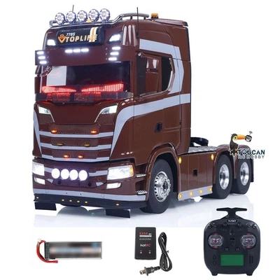 TOUCAN 1/14 RC Tractor Truck 770S 6x2 Metal Chassis Axle Lock Lorry Vehicle RTR - Image 1 of 4