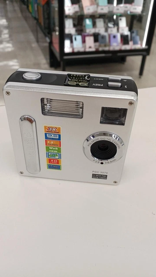 Polaroid PDC 3070 Compact Digital Camera 3.2MP SD Media No Customs Fees US - Image 1 of 4