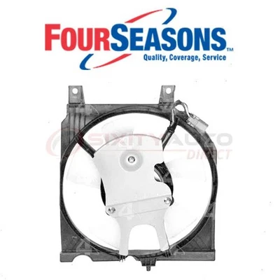 Four Seasons AC Condenser Fan Assembly for 1991-1999 Nissan Sentra - Heating kc Foto 1 de 4