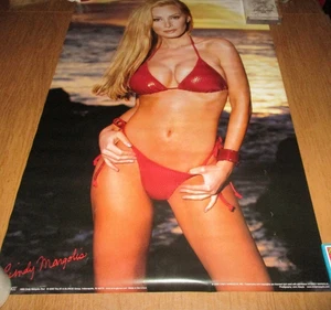 Cindy Margolis Red Bikini 2000 Model Poster 1908 New At A Glance 24x36 - Picture 1 of 1