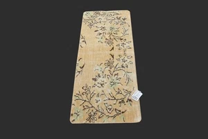 Beige Türkischer Oushak Teppich 2x4 Vintage Handarbeit Anatolisch Kleine Fußmatte Kelim - Bild 1 von 9