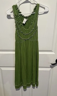 Vestido verde pequeno Sophie para meninas - Imagem 1 de 3