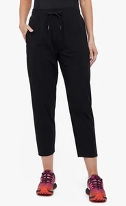 Sweaty Betty Winter Explorer Pants Womens 8 Black Straight Leg Trousers Hiking - Picture 1 of 8