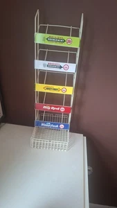Espositore negozio pubblicitario vintage originale Wrigley's Gum metallo da collezione - Foto 1 di 4