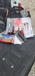 CLC Work Gear Zippered Pocketed Tool Bag with Handles and Shoulder Strap. Black - Picture 1 of 1