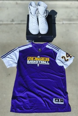 Kobe 9 Halo sz 12.5 & Kobe Bryant 2009 Adidas Shooting Shirt Size 2xl Pre Owned  - Image 1 of 4