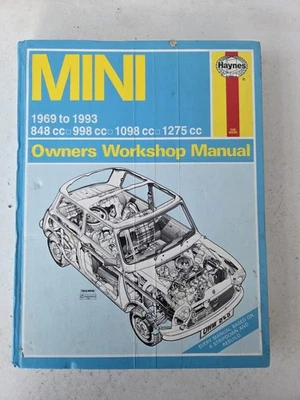 Austin Mini Haynes Manual 1969 to 1993 Estate Van Pick up Clubman 1275GT Cooper - Image 1 of 4