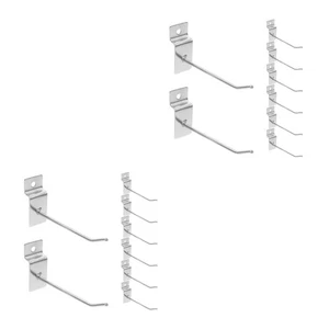 Ganchos Slatwall 2 piezas 20 piezas 3,8 pulgadas accesorios Slatwall ganchos de panel Slatwall - Imagen 1 de 12