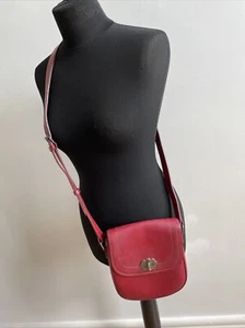 Cath Kidston Red Leather Crossbody Bag - Picture 1 of 7