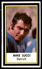 1971 DELL PHOTOS MIKE LUCCI DETROIT LIONS #NNO HAND CUT