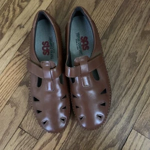 SAS Roamer Tripad Comfort Light Brown Leather Shoes Women's Size 9 M - Picture 1 of 8