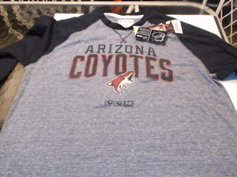 Arizona Coyotes NHL Team apparel L/S crew shirt by CCM L Cover