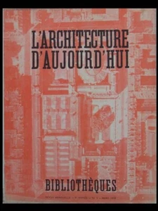 L'ARCHITECTURE D'AUJOURD'HUI n°3 1938 BIBLIOTHEQUE NATIONALE, VIIPURI, AALTO - Picture 1 of 3