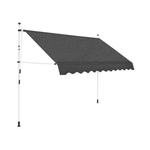 Manual Retractable Awning 250 Cm Anthracite - Picture 1 of 5