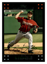 2007 Topps Brad Lidge  Houston Astros #3 Centered Mint