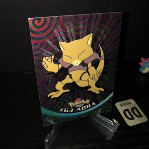 2000 Topps Chrome Abra Holo Foil #68 Original TV Animation Pokemon Card NM Mint!