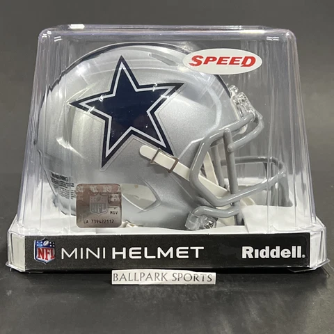 Dallas Cowboys Riddell NFL Speed Mini Football Helmet BRAND NEW Cover