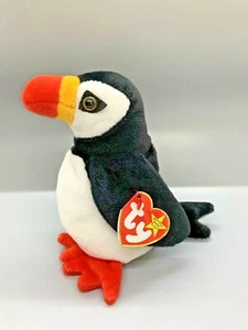 1997 Ty Original Beanie Babies PUFFER “Puffin”w/Tags PE Pellets - Picture 1 of 11