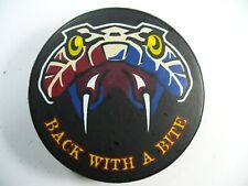 WPHL Amarillo Rattlers Back The Bite Team Ad Reverse Hockey Puck Collect Pucks