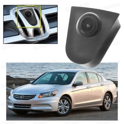 CCD Car Front View Camera Logo Embedded Waterproof for Honda Accord 2008-2012 - Image 1 of 4