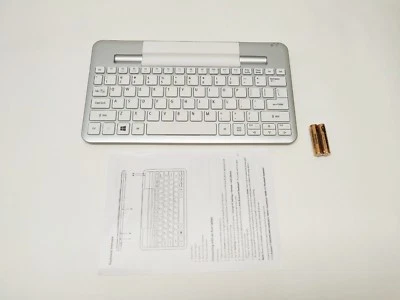 Acer Silver Bluetooth Keyboard Dock for Iconia W3-810 - NEW - Image 1 of 4