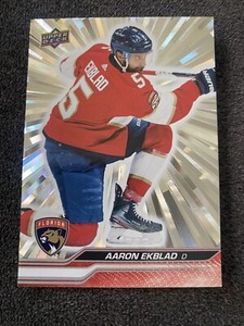 2023-24 Upper Deck Hockey Aaron Ekblad #77 Silver Outburst - Florida Panthers
