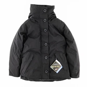 Chaqueta de plumón Patagonia para mujer grande Frozen Range capucha Goretex cremallera botón negra - Imagen 1 de 19
