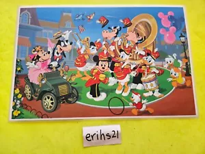 Mantel Vintage DISNEYLAND Main Street con Mickey's Band & Friends Laminado NUEVO - Imagen 1 de 2
