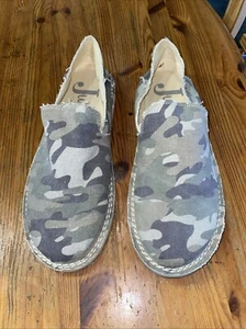 Mocasines sin cordones Justin para hombre 12M cómodos SM420 lona camuflaje desierto - Imagen 1 de 9