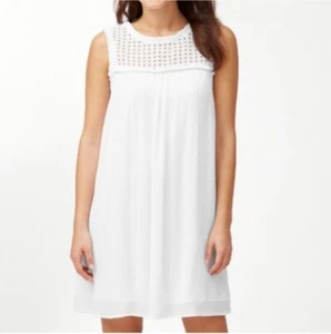 Tommy Bahama Damen Crinkle Viskose ärmelloses Kleid Freizeit Beachwear Größe Large - Bild 1 von 16