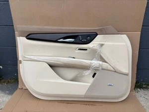 2016-20 Cadillac CT6 Front LH Door Trim Panel Beige OEM 84102648 - Picture 1 of 9