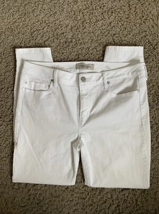 Women’s size 12/31 Liverpool the Ankle Skinny white denim jeans - Picture 1 of 5