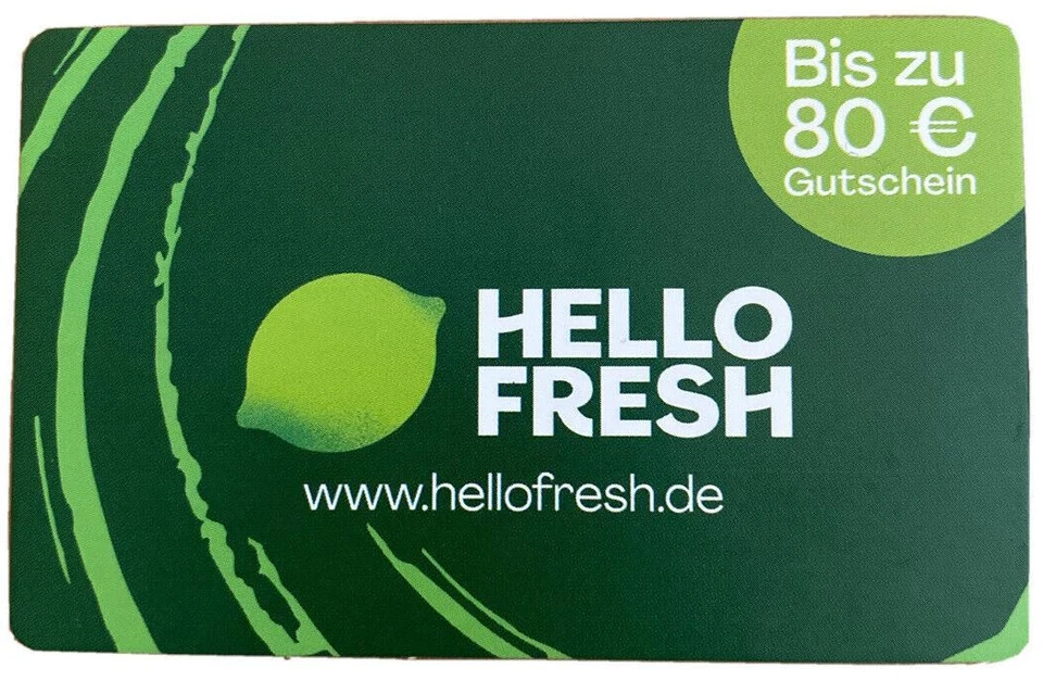 Hello Fresh 80 Euro Gutschein (für Neukunden) - Bild 1 von 1