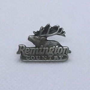 1992 Remington Country Elk Pinback Pewter? Jagd Anstecknadel Krawatte Tac von Bergamotte - Bild 1 von 5