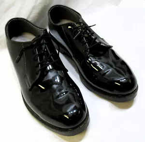 Scarpe uniformi Bates High Gloss U.S. Navy/Marine Corps da uomo 9,5 D - Foto 1 di 9