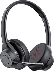 Bluetooth Headset, 2024 Wireless Bluetooth V5.4 Headphones with Microphone. - Picture 1 of 9