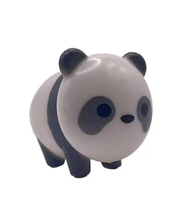Cute Gray & White Miniature Panda Figure  - Picture 1 of 5
