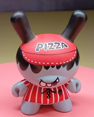 PIZZA BOY ~ Kidrobot 3" Dunny SERIES 5 / Mad Barbarians  @2008 - Image 1 of 2