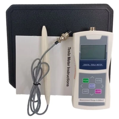 Digital Tesla Meter Teslameter Hand Gauss Meter mit Reichweite 0-2500mT (25000GS) - Bild 1 von 4