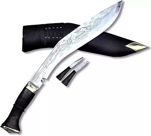 16 inches long Blade Bhojpure kukri-Dragon engraved khukuri-knives-tempered - Picture 1 of 5