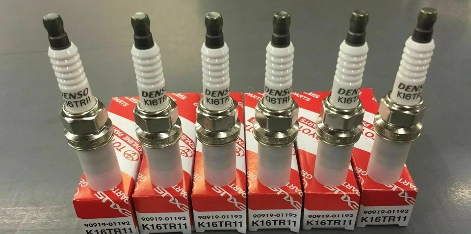 OEM 2000-04 Toyota Tundra & 1995-04 Tacoma V6 3.4L Spark Plugs Set of 6 - Image 1 of 1