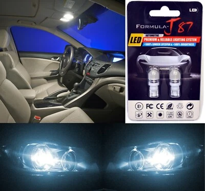 LED 5050 Light White 6000K 912 Two Bulbs Interior Map Replacement Upgrade Stock - Image 1 of 4