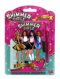 Shimmer Girl Secret Diary With Lock Keys - Ideal For Girls Gift Box. - Picture 1 of 3