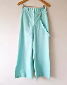 THE RAGGED PRIEST Wide Leg Punk Goth Emo Chain Zip Pants SIZE SMALL - Picture 1 of 5