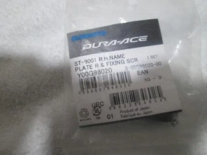 Shimano Dura-Ace 9001 r.h name plate - Picture 1 of 3